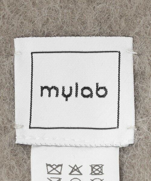 BEAUTY&YOUTH UNITED ARROWS / ビューティー&ユース ユナイテッドアローズ マフラー・ショール・スヌード・ストール | ＜mylab＞アルパカ ステッチマフラー | 詳細4