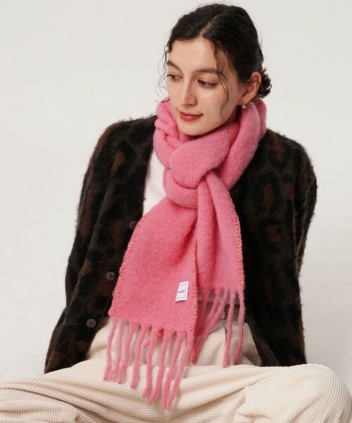 BEAUTY&YOUTH UNITED ARROWS / ビューティー&ユース ユナイテッドアローズ マフラー・ショール・スヌード・ストール | ＜mylab＞アルパカ ステッチマフラー | 詳細7