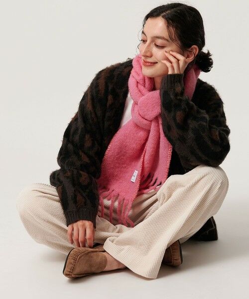 BEAUTY&YOUTH UNITED ARROWS / ビューティー&ユース ユナイテッドアローズ マフラー・ショール・スヌード・ストール | ＜mylab＞アルパカ ステッチマフラー | 詳細8