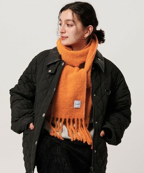 BEAUTY&YOUTH UNITED ARROWS / ビューティー&ユース ユナイテッドアローズ マフラー・ショール・スヌード・ストール | ＜mylab＞アルパカ ステッチマフラー | 詳細12