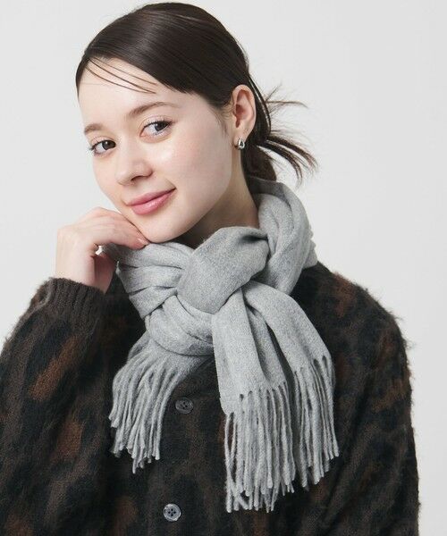 BEAUTY&YOUTH UNITED ARROWS / ビューティー&ユース ユナイテッドアローズ マフラー・ショール・スヌード・ストール | カシミヤ メランジ ストール | 詳細1