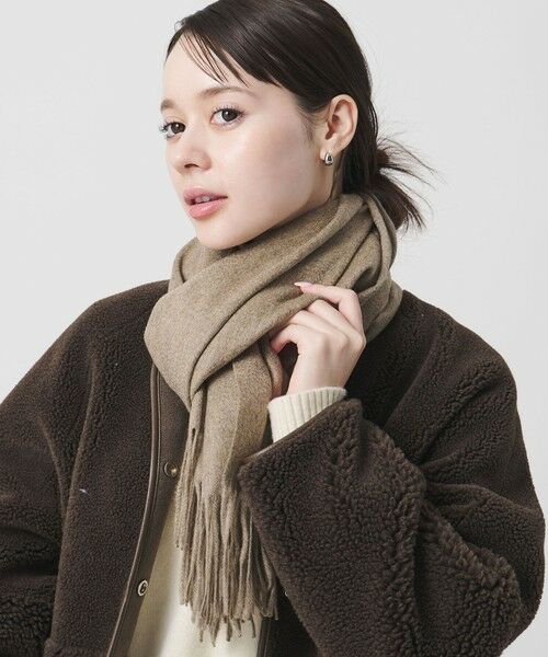 BEAUTY&YOUTH UNITED ARROWS / ビューティー&ユース ユナイテッドアローズ マフラー・ショール・スヌード・ストール | カシミヤ メランジ ストール | 詳細7
