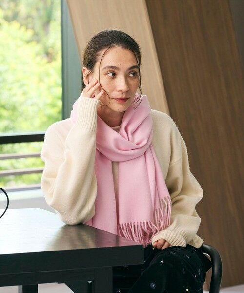BEAUTY&YOUTH UNITED ARROWS / ビューティー&ユース ユナイテッドアローズ マフラー・ショール・スヌード・ストール | カシミヤ メランジ ストール | 詳細11