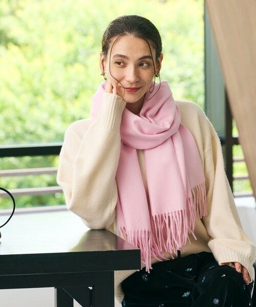 BEAUTY&YOUTH UNITED ARROWS / ビューティー&ユース ユナイテッドアローズ マフラー・ショール・スヌード・ストール | カシミヤ メランジ ストール | 詳細12