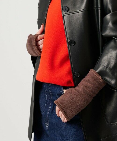 BEAUTY&YOUTH UNITED ARROWS / ビューティー&ユース ユナイテッドアローズ 手袋 | ＜TWEEDMILL＞フリース ステッチ フィンガーレスグローブ | 詳細8