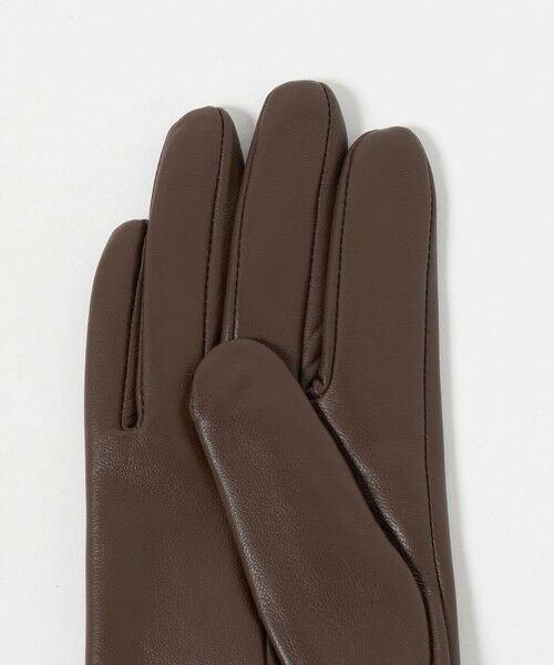 BEAUTY&YOUTH UNITED ARROWS / ビューティー&ユース ユナイテッドアローズ 手袋 | レザー×スエード コンビ リボン グローブ | 詳細17