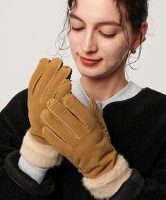 BEAUTY&YOUTH UNITED ARROWS / ビューティー&ユース ユナイテッドアローズ 手袋 | スエード ファーライク グローブ