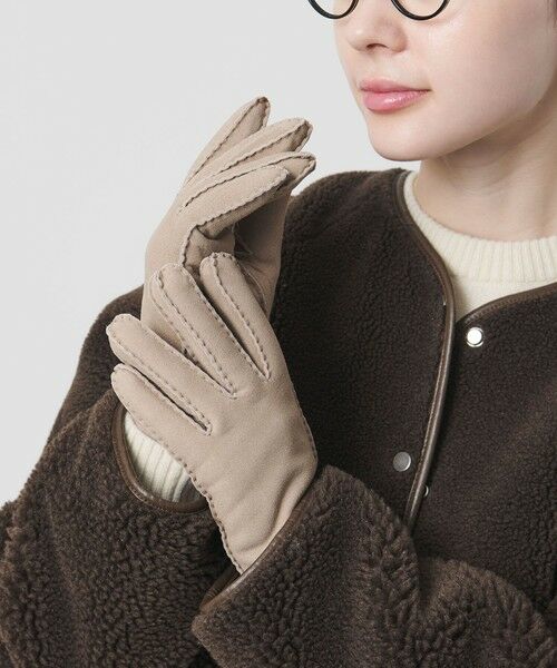 BEAUTY&YOUTH UNITED ARROWS / ビューティー&ユース ユナイテッドアローズ 手袋 | スエード ファーライク グローブ | 詳細7