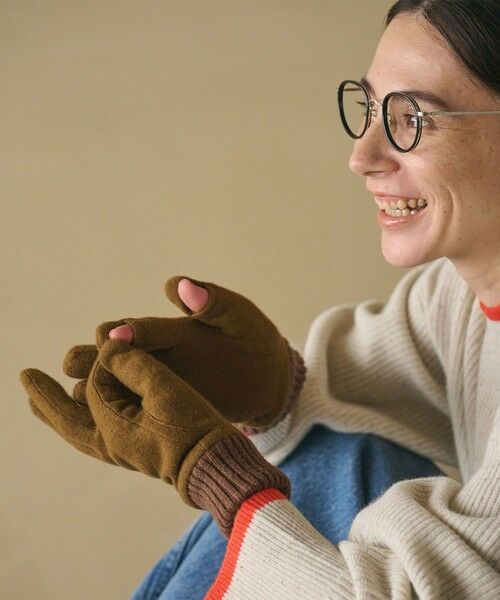 BEAUTY&YOUTH UNITED ARROWS / ビューティー&ユース ユナイテッドアローズ 手袋 | カラー ジャージー リブ グローブ | 詳細13