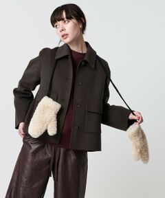 BEAUTY&YOUTH UNITED ARROWS / ビューティー&ユース ユナイテッドアローズ 手袋 | ストリング ボア ミトン