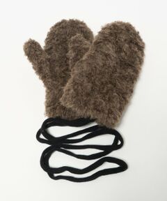 BEAUTY&YOUTH UNITED ARROWS / ビューティー&ユース ユナイテッドアローズ 手袋 | ストリング ボア ミトン