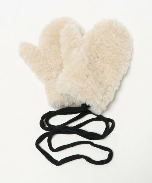 BEAUTY&YOUTH UNITED ARROWS / ビューティー&ユース ユナイテッドアローズ 手袋 | ストリング ボア ミトン | 詳細3