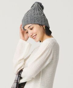 BEAUTY&YOUTH UNITED ARROWS / ビューティー&ユース ユナイテッドアローズ ニットキャップ | ネップ ポンポン ニットキャップ 2WAY