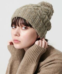 BEAUTY&YOUTH UNITED ARROWS / ビューティー&ユース ユナイテッドアローズ ニットキャップ | ネップ ポンポン ニットキャップ 2WAY