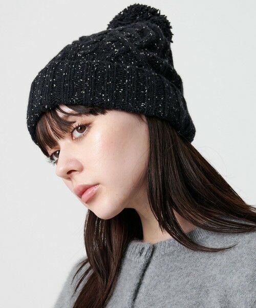 BEAUTY&YOUTH UNITED ARROWS / ビューティー&ユース ユナイテッドアローズ ニットキャップ | ネップ ポンポン ニットキャップ 2WAY | 詳細1