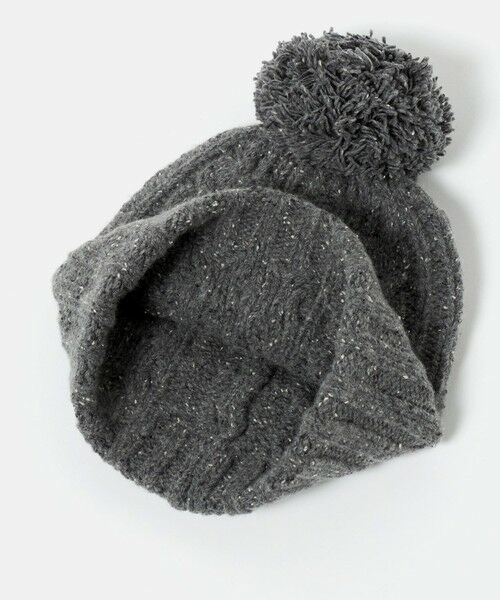BEAUTY&YOUTH UNITED ARROWS / ビューティー&ユース ユナイテッドアローズ ニットキャップ | ネップ ポンポン ニットキャップ 2WAY | 詳細11