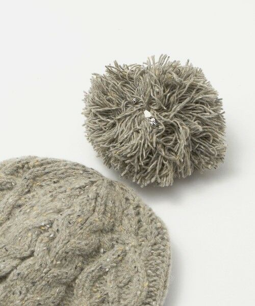 BEAUTY&YOUTH UNITED ARROWS / ビューティー&ユース ユナイテッドアローズ ニットキャップ | ネップ ポンポン ニットキャップ 2WAY | 詳細20