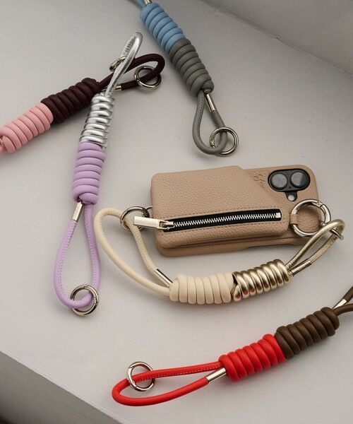 BEAUTY&YOUTH UNITED ARROWS / ビューティー&ユース ユナイテッドアローズ モバイルケース | 【別注】＜ajew＞コイル ストラップ | 詳細3