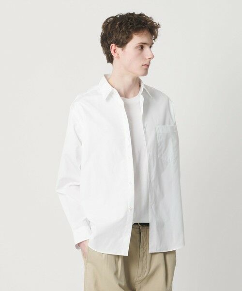 BEAUTY&YOUTH UNITED ARROWS / ビューティー&ユース ユナイテッドアローズ シャツ・ブラウス | HI-LINE 120/2 ブロード レギュラー シャツ FORM型 | 詳細1