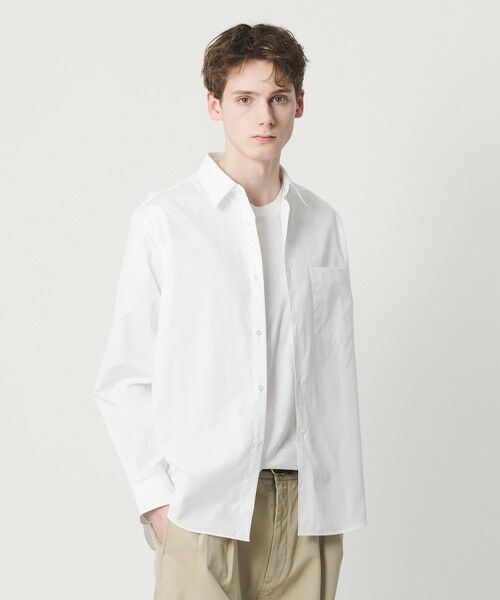 BEAUTY&YOUTH UNITED ARROWS / ビューティー&ユース ユナイテッドアローズ シャツ・ブラウス | HI-LINE 120/2 ブロード レギュラー シャツ FORM型 | 詳細2