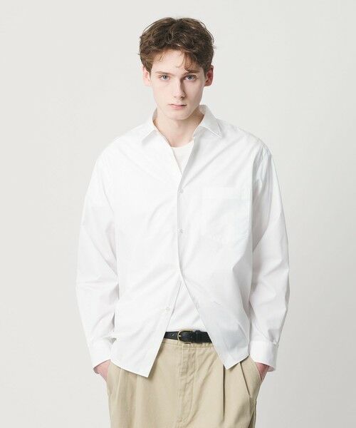 BEAUTY&YOUTH UNITED ARROWS / ビューティー&ユース ユナイテッドアローズ シャツ・ブラウス | HI-LINE 120/2 ブロード レギュラー シャツ FORM型 | 詳細3