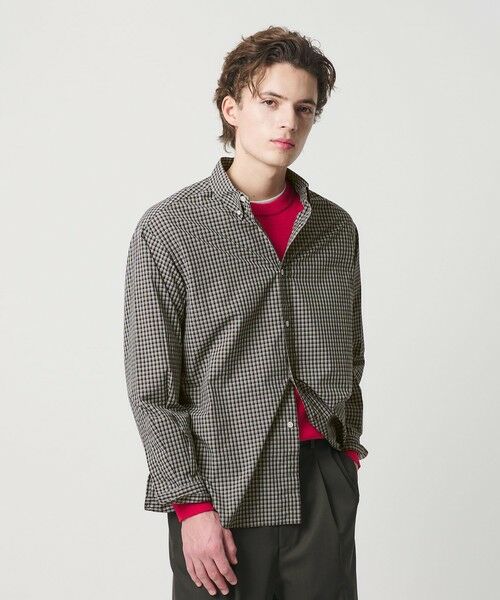 BEAUTY&YOUTH UNITED ARROWS / ビューティー&ユース ユナイテッドアローズ シャツ・ブラウス | ミニチェック ボタンダウン シャツ FORM型 | 詳細1