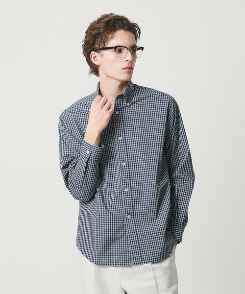 BEAUTY&YOUTH UNITED ARROWS / ビューティー&ユース ユナイテッドアローズ シャツ・ブラウス | ミニチェック ボタンダウン シャツ FORM型 | 詳細11