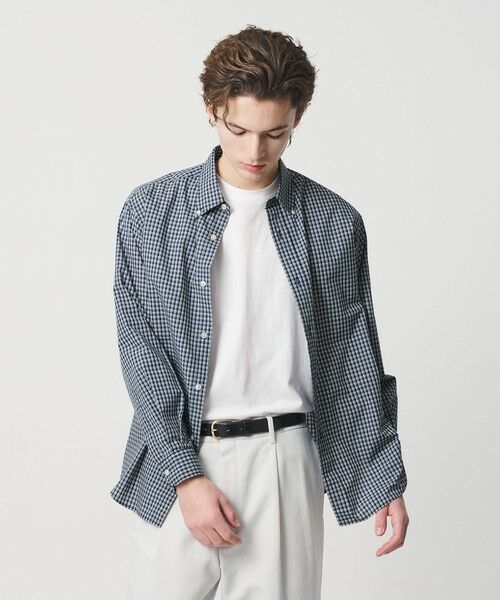BEAUTY&YOUTH UNITED ARROWS / ビューティー&ユース ユナイテッドアローズ シャツ・ブラウス | ミニチェック ボタンダウン シャツ FORM型 | 詳細11