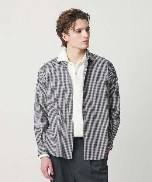 BEAUTY&YOUTH UNITED ARROWS / ビューティー&ユース ユナイテッドアローズ シャツ・ブラウス | MUTED ギンガムチェック レギュラーシャツ FORM型 | 詳細18
