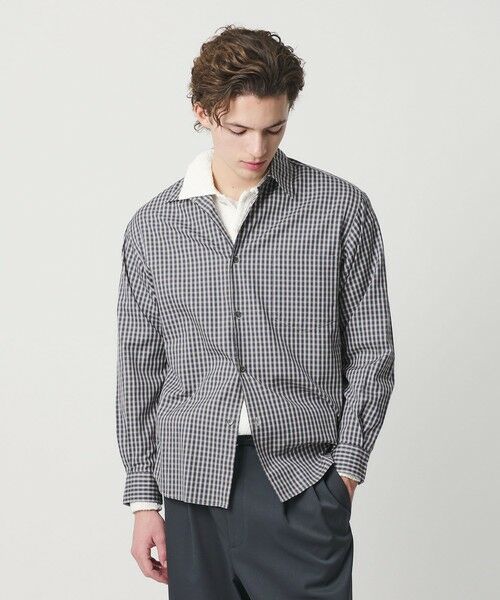 BEAUTY&YOUTH UNITED ARROWS / ビューティー&ユース ユナイテッドアローズ シャツ・ブラウス | MUTED ギンガムチェック レギュラーシャツ FORM型 | 詳細19