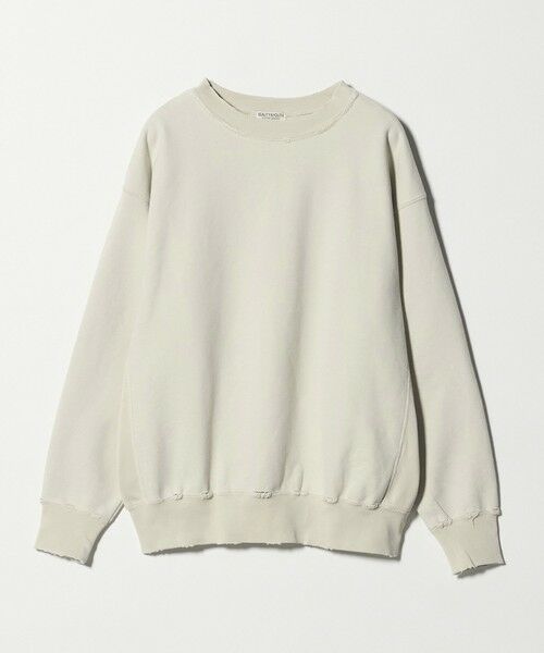 BEAUTY&YOUTH UNITED ARROWS / ビューティー&ユース ユナイテッドアローズ スウェット | ピーチスキン ダメージ クルーネック スウェット | 詳細2