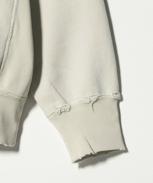 BEAUTY&YOUTH UNITED ARROWS / ビューティー&ユース ユナイテッドアローズ スウェット | ピーチスキン ダメージ クルーネック スウェット | 詳細5