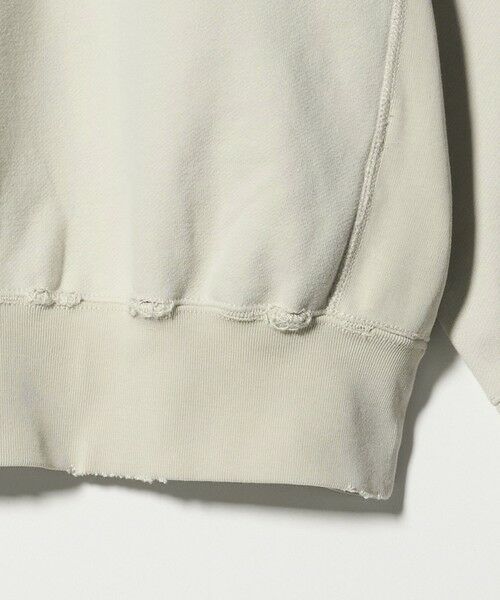 BEAUTY&YOUTH UNITED ARROWS / ビューティー&ユース ユナイテッドアローズ スウェット | ピーチスキン ダメージ クルーネック スウェット | 詳細6