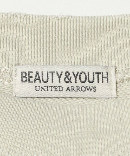 BEAUTY&YOUTH UNITED ARROWS / ビューティー&ユース ユナイテッドアローズ スウェット | ピーチスキン ダメージ クルーネック スウェット | 詳細9