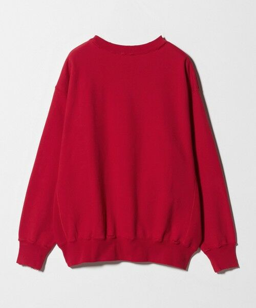 BEAUTY&YOUTH UNITED ARROWS / ビューティー&ユース ユナイテッドアローズ スウェット | ピーチスキン ダメージ クルーネック スウェット | 詳細14