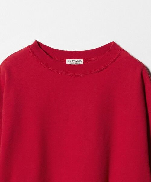 BEAUTY&YOUTH UNITED ARROWS / ビューティー&ユース ユナイテッドアローズ スウェット | ピーチスキン ダメージ クルーネック スウェット | 詳細15
