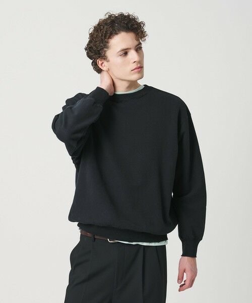 BEAUTY&YOUTH UNITED ARROWS / ビューティー&ユース ユナイテッドアローズ スウェット | ピーチスキン ダメージ クルーネック スウェット | 詳細18