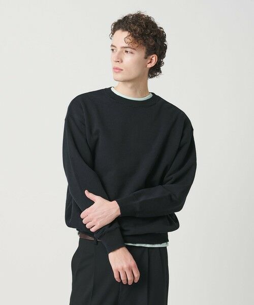 BEAUTY&YOUTH UNITED ARROWS / ビューティー&ユース ユナイテッドアローズ スウェット | ピーチスキン ダメージ クルーネック スウェット | 詳細22