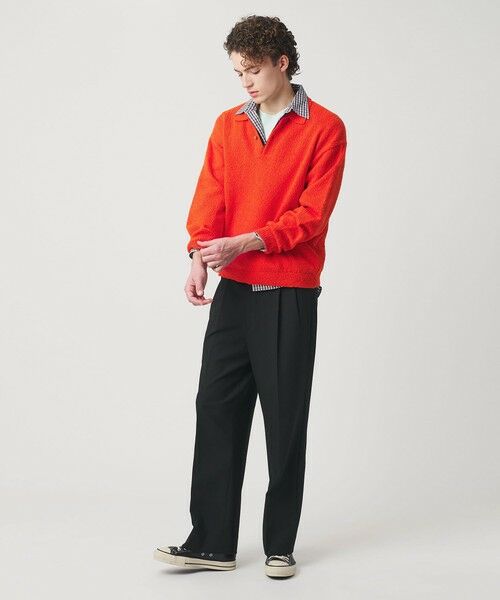 BEAUTY&YOUTH UNITED ARROWS / ビューティー&ユース ユナイテッドアローズ ニット・セーター | ヴァンプコットン ポロニット ウォッシャブル | 詳細2