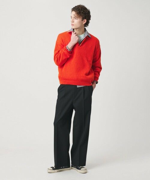 BEAUTY&YOUTH UNITED ARROWS / ビューティー&ユース ユナイテッドアローズ ニット・セーター | ヴァンプコットン ポロニット ウォッシャブル | 詳細3