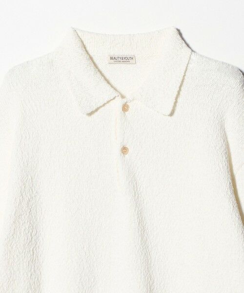 BEAUTY&YOUTH UNITED ARROWS / ビューティー&ユース ユナイテッドアローズ ニット・セーター | ヴァンプコットン ポロニット ウォッシャブル | 詳細19