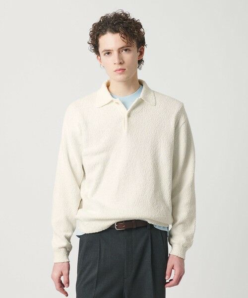 BEAUTY&YOUTH UNITED ARROWS / ビューティー&ユース ユナイテッドアローズ ニット・セーター | ヴァンプコットン ポロニット ウォッシャブル | 詳細15