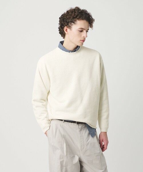 BEAUTY&YOUTH UNITED ARROWS / ビューティー&ユース ユナイテッドアローズ ニット・セーター | WJQ カットオフ クルーネック ニット ウォッシャブル | 詳細2