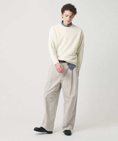 BEAUTY&YOUTH UNITED ARROWS / ビューティー&ユース ユナイテッドアローズ ニット・セーター | WJQ カットオフ クルーネック ニット ウォッシャブル | 詳細3