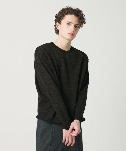 BEAUTY&YOUTH UNITED ARROWS / ビューティー&ユース ユナイテッドアローズ ニット・セーター | WJQ カットオフ クルーネック ニット ウォッシャブル | 詳細9