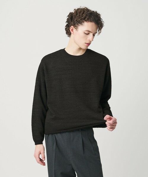 BEAUTY&YOUTH UNITED ARROWS / ビューティー&ユース ユナイテッドアローズ ニット・セーター | WJQ カットオフ クルーネック ニット ウォッシャブル | 詳細10