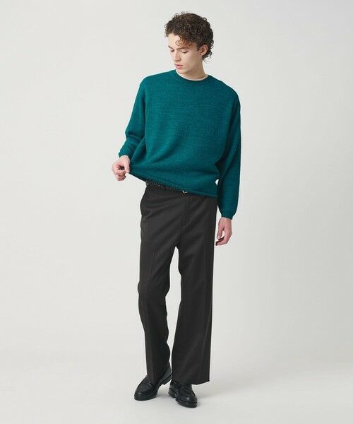 BEAUTY&YOUTH UNITED ARROWS / ビューティー&ユース ユナイテッドアローズ ニット・セーター | WJQ カットオフ クルーネック ニット ウォッシャブル | 詳細18