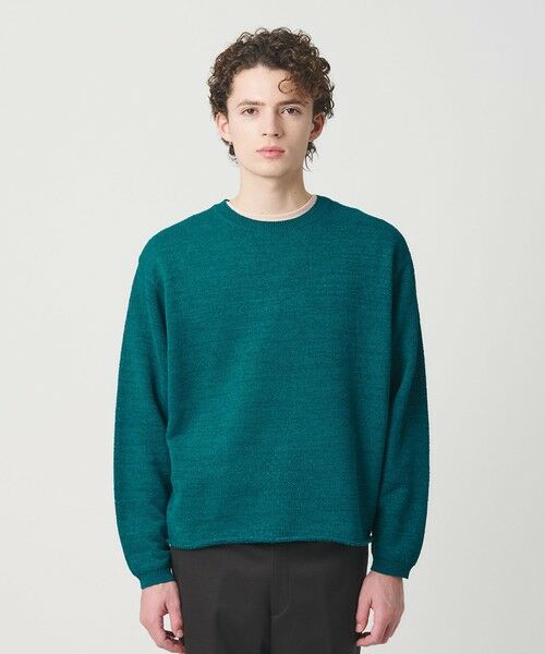 BEAUTY&YOUTH UNITED ARROWS / ビューティー&ユース ユナイテッドアローズ ニット・セーター | WJQ カットオフ クルーネック ニット ウォッシャブル | 詳細19