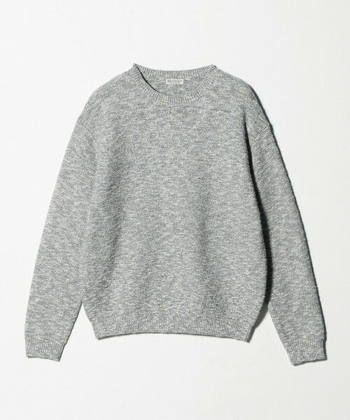 BEAUTY&YOUTH UNITED ARROWS / ビューティー&ユース ユナイテッドアローズ ニット・セーター | ガーター ステッチ スラブ クルーネック ニット ウォッシャブル | 詳細7