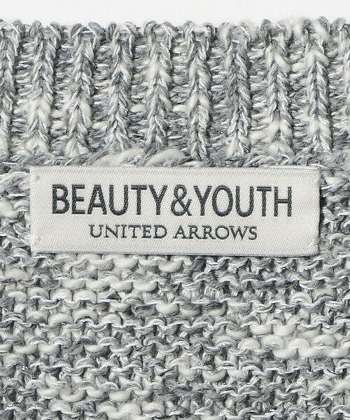 BEAUTY&YOUTH UNITED ARROWS / ビューティー&ユース ユナイテッドアローズ ニット・セーター | ガーター ステッチ スラブ クルーネック ニット ウォッシャブル | 詳細12